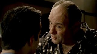 The Sopranos - Tony Soprano successfully mediates a dispute between Artie Bucco and Benny Fazio