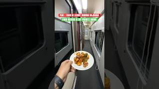 What do you get in CR Rajdhani Express First AC for ₹5500? #trainjourney #indianrailways #shorts
