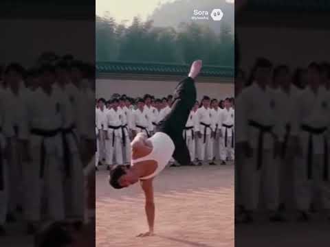 Bruce Lee's butterfly clip #brucelee #fightspirit #fighting #legend #kungfu #kick