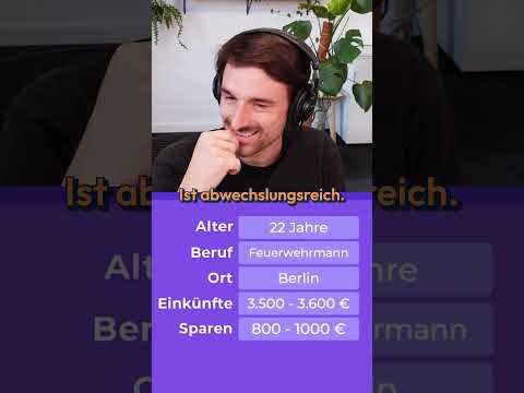 Junger Feuerwehrmann: Sparquote on Fire!🔥