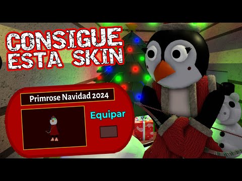 COMO TENER la SKIN (PRIMROSE) NAVIDAD 2024 😱 PIGGY Ciscomanis RP ROBLOX #roblox #piggy #update