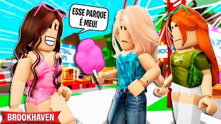 A MENINA que FINGIA SER DONA DO PARQUE DE DIVERSÕES | Historinhas Brookhaven Roblox | Bibi e Lud