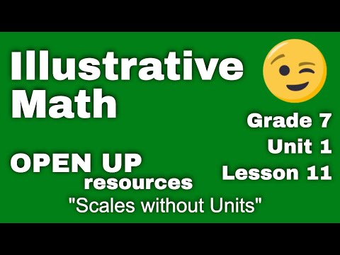 😉 7th Grade, Unit 1, Lesson 11 "Scales without Units"...