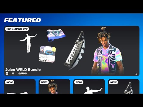 *NEW* Juice WRLD Bundle in the Fortnite Item Shop (Full Showcase)