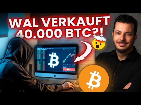 Satoshi-Ära-Wal verkauft 40.000 BITCOIN?! 😳 Der Grund für die Korrektur? 📉🤔