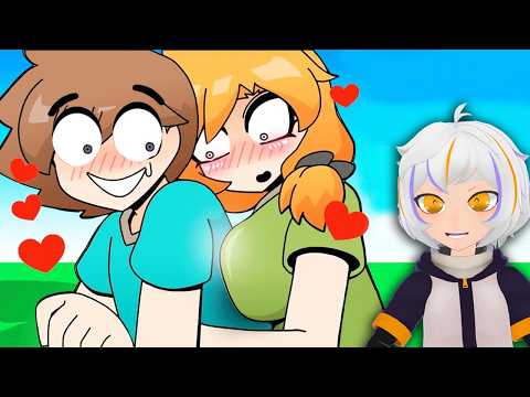 Las INCREÍBLES Aventuras de Alex vs Steve: La Película Completa | ChuyMine REACCIONA a silpaeja