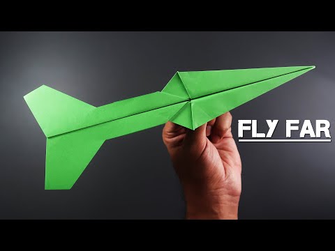 EASY Paper Plane that FLY FAR || Best Paper Plane - (easy)