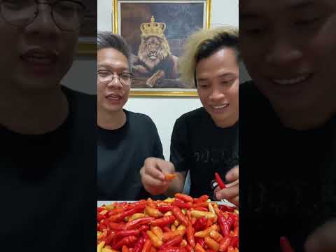 Mukbang cabe rawit merah