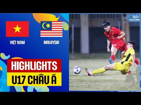 Highlights: U17 Việt Nam - U17 Malaysia | Tấn công sắc nét, mở "tiệc" bàn thắng mừng vé đi tiếp thumbnail