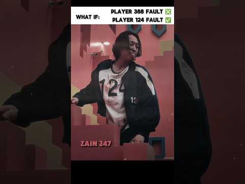 what if SquidGame 🤯🗿🖤 || player 124 cooked moment