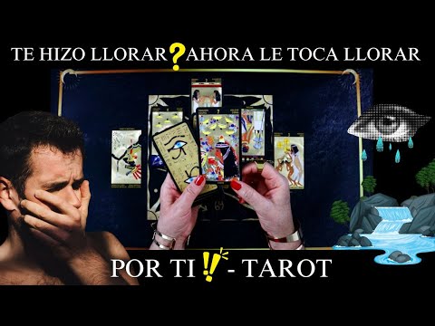 💔LA OBSCURIDAD DE QUIEN TE HIZO LLORAR NO QUEDARA IMPUNE💔AHORA TE LLORARA RIOS❗ ❗💔LECTURA DE TAROT❤️