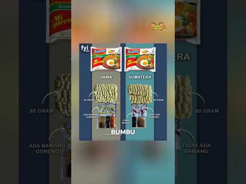 Bumbu Indomie Di Indonesia Ternyata Tidak Sama??🤔 #infoudang #faktaunik
