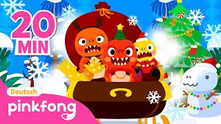 Wir wünschen dir ein T-Rexmas🎄 | Weihnachtslieder | Dinosaurier | Pinkfong, Baby Hai! Kinderlieder