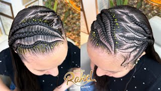 Diseño De Follaje con Trenzas/ Hojas/ Peinados Rakel