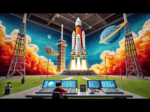 Inside the LEGO Space Factory:  Epic Rocket Launch!