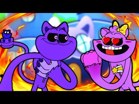 CatNap Gets a Girlfriend and has Babies! Poppy Playtime Chapter 3 Animation - MegaSquad Mo Reacts!