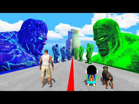 GTA 5 | SHINCHAN GREEN GOD GANG VS FRANKLIN BLUE GOD GANG IN GTA 5