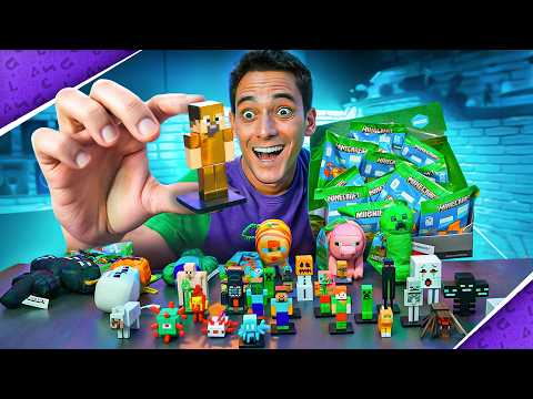 COMPLETEI A COLEÇÃO DE MOBS DO MINECRAFT DA MULTKIDS