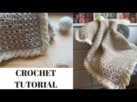 MANTITA PARA BEBÉ TEJIDA A CROCHET