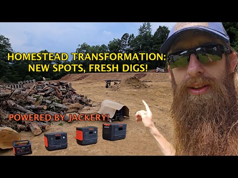 Homestead changes and transformations powered by Jackery!!