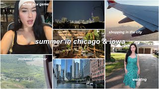 summer in chicago & iowa: exploring the city, white sox game & wedding w my parents