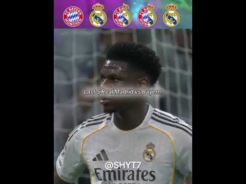 Last 5 Real Madrid vs Bayern Munich ๐ฅถ๐ฅถ pt.2