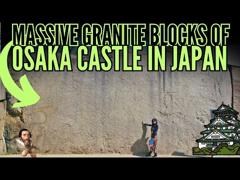 OVER 130 TONNE Octopus Stone of Osaka Castle in Japan#megalithic #japanesehistory #ancientjapan