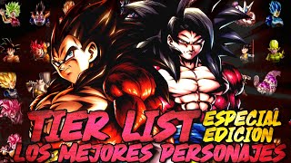 ¡NUEVA TIER LIST EDICION ESPECIAL de VEGETA SSJ4 ULTRA! ¡LOS MEJORES PERSONAJES! Dragon Ball Legends