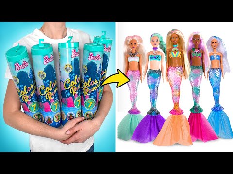 Descubre la serie Barbie Colour Reveal Mermaids. Maquillaje y accesorios para muñecas