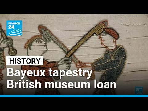 YouTube video thumbnail: Bayeux Tapestry British Museum Loan: France and Britain are Making Nice