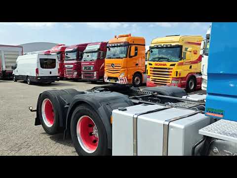 DAF FTS XF105.510 6x2 SuperSpaceCab Euro5 - Retarder - Dubbele Tanks - 10 Banden - Schuifschotel - NL TRUCK | Trekkers | Standaard trekker