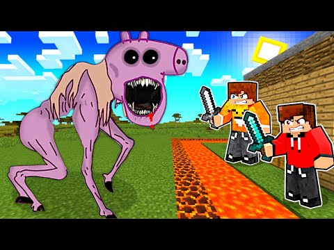 ZŁA ŚWINKA PEPPA vs TAJNA BAZA w Minecraft!