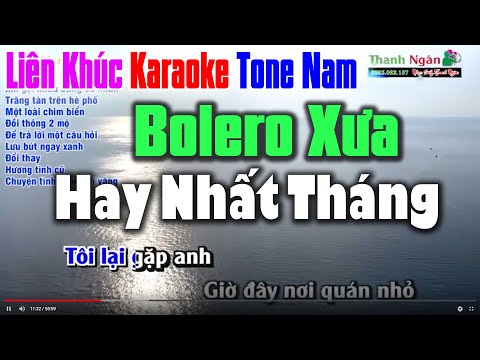 Karaoke Liên Khúc Trữ Tình Hay Nhất Tháng | Nhạc Vàng Xưa Ai Cũng Biết Hát – Nhạc Sống Thanh Ngân