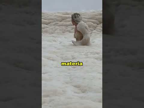 Si ves esta ESPUMA en la playa corre! ?? #shorts #shortsvideo #short #viral #playa