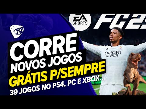 CORRE !!! Novos JOGOS GRÁTIS Para VOCÊ Pegar PARA SEMPRE No PS4, PC e XBOX  !!! 39 JOGOS GRÁTIS !