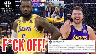 LeBron James GETS F*CKED By Los Angeles Lakers! Plays VICTIM & Claims He WAS NOT HAPPY w. Luka