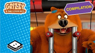 TV Remote Gets Out of Control! | Grizzy and the Lemmings | Boomerang UK