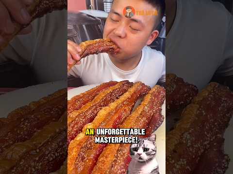 Crunch louder than traffic – Crispy Pork Belly Street Style!” #mukbanginternational #streetfood