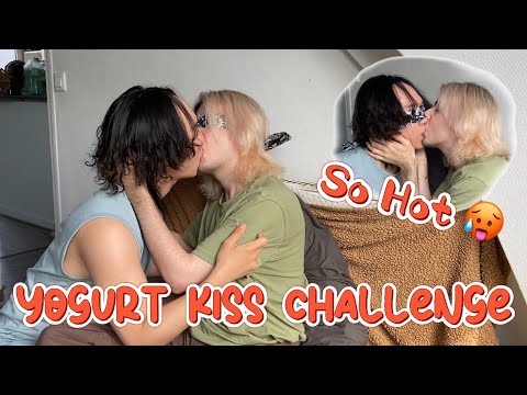 Yogurt Kiss Challenge - Devinez la saveur ! Doux garçons bisous [Couple gay Haoyang & Gela]