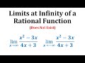 Understanding Limits at Infinity of Rational Functions