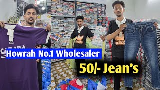 Bumfar offer mix lot jeans wholesale kolkata / Kalkata Jean's Wholesaler / jeans shirt t-shirt 