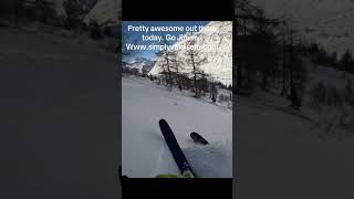 Pretty  awesome here today #valdisere. Come see us soon! #powpow #tignes #highaltitude #frenchalps