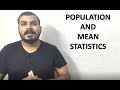 Population and Sample Analysis