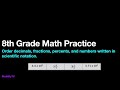 Ordering Fractions, Decimals, and Percents in Math