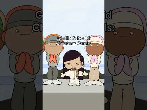 If GloRilla did christmas carols 😂 #glorilla #shorts #animation #funny