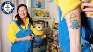 Minions Superfan Holds Huge Collection of Memorabilia - Guinness World Records