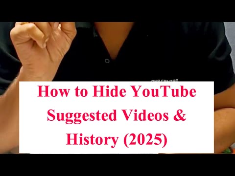 How to Hide YouTube Suggested Videos & History (2025)