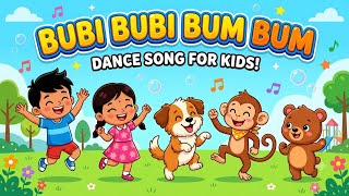 Bubi Bubi Bum Bum 🕺🐻 | Fun Animal Dance Song for Kids | Nursery Rhyme