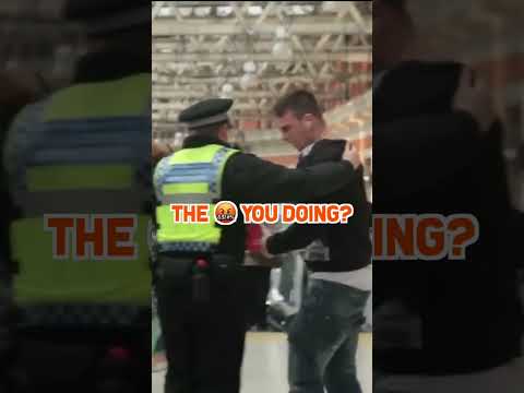 Dropping Fake knife in front of POLICE PRANK! #shorts