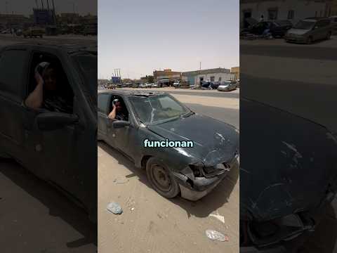 NO creerás como son los coches en Mauritania🤯🇲🇷 #coches #mauritania #vlog